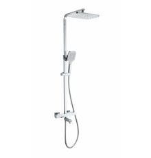 Душевая система с термостатом WONZON & WOGHAND STAY 3, Хром (WW-B3026-T1-CR)