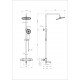 Душевая система с термостатом WONZON & WOGHAND STAY 4, Брашированное золото (WW-A3007-T1-BG)