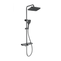 Душевая система с термостатом WONZON & WOGHAND ThermoKlick, Темный графит (WW-B3098-A-BGG)