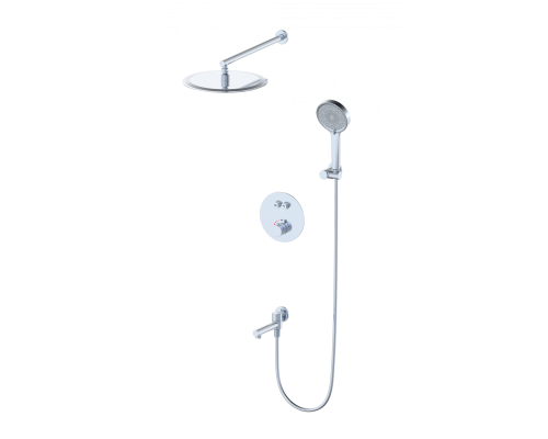 Душевая система с термостатом встраиваемая WONZON & WOGHAND STICK, Хром (WW-88929010-CR)