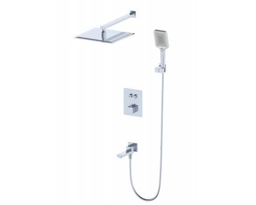 Душевая система с термостатом встраиваемая WONZON & WOGHAND, Хром (WW-88929003-CR) Душевая система с термостатом встраиваемая WONZON & WOGHAND, Хром (WW-88929003-CR)