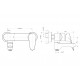 Смеситель для ванны WONZON & WOGHAND BALANCE, Хром (WW-053101-CR)
