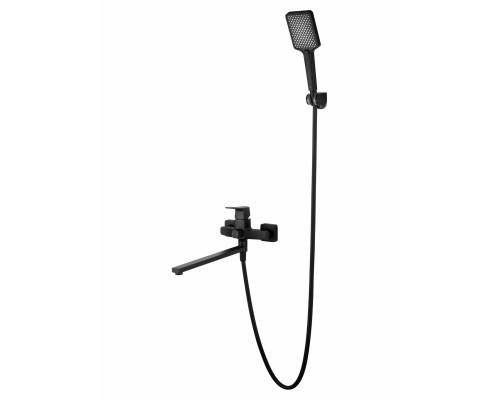 Смеситель для ванны WONZON & WOGHAND FLEX, Черный матовый (WW-639906-MB)