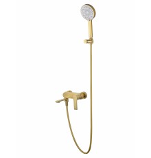 Смеситель для ванны с душем WONZON & WOGHAND BRILLIANT, Брашированное золото (WW-88037079-BG)