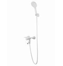 Смеситель для ванны с душем WONZON & WOGHAND CLICK, Белый матовый (WW-FE05L221-MW)