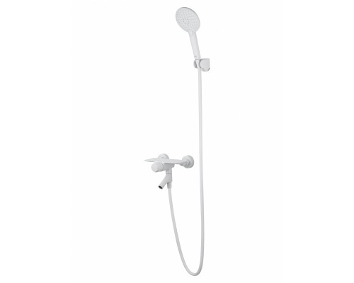 Смеситель для ванны с душем WONZON & WOGHAND CLICK, Белый матовый (WW-FE05L221-MW)