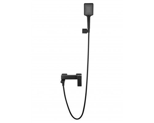 Смеситель для ванны с душем WONZON & WOGHAND CUBE 2.0, Черный матовый (WW-88037068-MB)