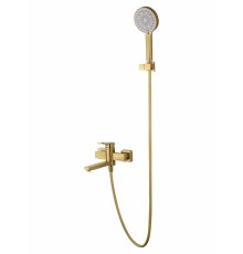 Смеситель для ванны с душем WONZON & WOGHAND FRAME, Брашированное золото (WW-88639010- BG)