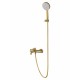 Смеситель для ванны с душем WONZON & WOGHAND STICK, Брашированное золото (WW-88639017- BG)