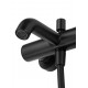 Смеситель для ванны с душем WONZON & WOGHAND STICK, Черный матовый (WW-88639017-MB)