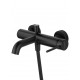 Смеситель для ванны с душем WONZON & WOGHAND STICK, Черный матовый (WW-88639017-MB)