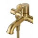 Смеситель для ванны с душем WONZON & WOGHAND TOR, Брашированное золото (WW-88037073-BG)