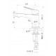 Смеситель для раковины WONZON & WOGHAND BALANCE, Хром (WW-051101-CR)