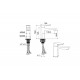 Смеситель для раковины WONZON & WOGHAND CUBE 2.0, Хром (WW-88018068-CR)
