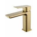 Смеситель для раковины WONZON & WOGHAND DIAMOND, Брашированное золото (WW-88139011-BG)