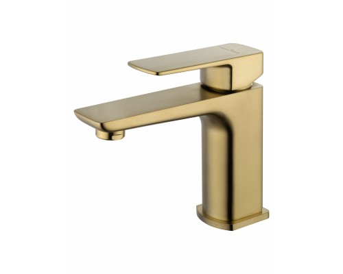 Смеситель для раковины WONZON & WOGHAND EDGE, Брашированное золото (WW-88139003-BG)