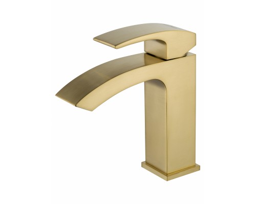 Смеситель для раковины WONZON & WOGHAND FIT, Брашированное золото (WW-88139009-BG)
