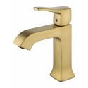 Смеситель для раковины WONZON & WOGHAND FLEX, Брашированное золото (WW-88018072-BG)