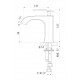 Смеситель для раковины WONZON & WOGHAND TRIUMPH, Хром (WW-561101-CR)