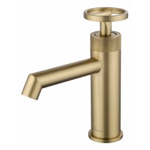 Смеситель для раковины WONZON & WOGHAND, Брашированное золото (WW-H1065-BG)