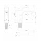 Смеситель для раковины WONZON & WOGHAND, Хром (WW-A40492-CR)