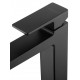 Смеситель для раковины высокий WONZON & WOGHAND CUBE 2.0, Черный матовый (WW-88019068-MB)