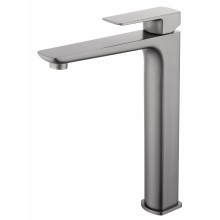 Смеситель для раковины высокий WONZON & WOGHAND EDGE, Темный графит (WW-88239003-BGM)