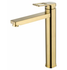 Смеситель для раковины высокий WONZON & WOGHAND FRAME, Брашированное золото (WW-88239010- BG)