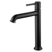 Смеситель для раковины высокий WONZON & WOGHAND TOR, Черный матовый (WW-88019073-MB)