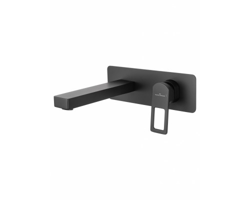 Смеситель для раковины встраиваемый WONZON & WOGHAND FRAME, Черный матовый (WW-88869010-MB)