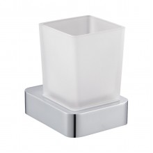 Стакан для зубных щеток с держателем WONZON & WOGHAND, Хром (WW-9521)