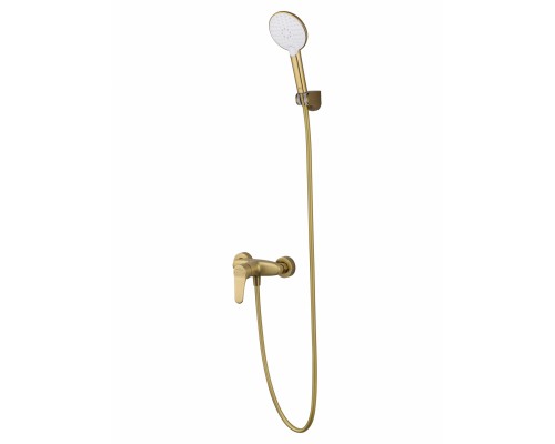Смеситель для душа WONZON & WOGHAND ALFA, Брашированное золото (WW-AE3102-BG)