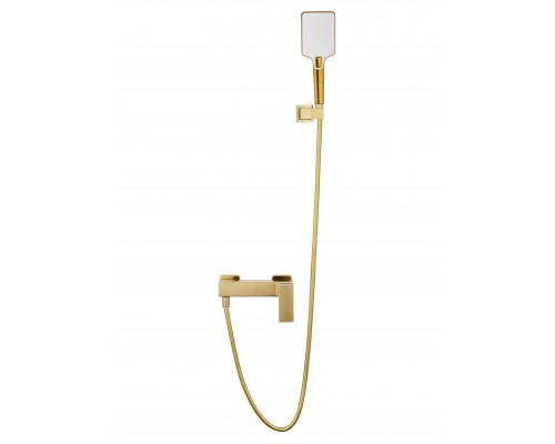 Смеситель для душа WONZON & WOGHAND CUBE 2.0, Брашированное золото (WW-88048068-BG)