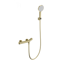 Смеситель для душа с термостатом WONZON & WOGHAND T-1000, Брашированное золото (WW-B2057-A-BG)