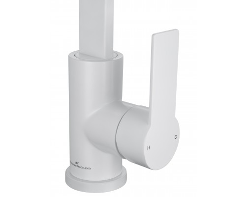 Смеситель для кухни WONZON & WOGHAND, Белый матовый (WW-AE4550-MW)