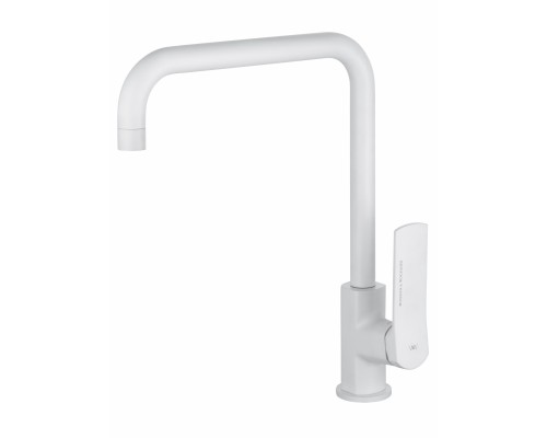 Смеситель для кухни WONZON & WOGHAND, Белый матовый (WW-L1006-MW)