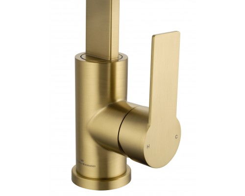 Смеситель для кухни WONZON & WOGHAND, Брашированное золото (WW-AE4550-BG)