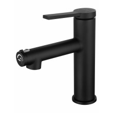 Смеситель для раковины с функцией полоскания WONZON & WOGHAND, Черный матовый (WW-H1017-MB)