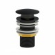 Донный клапан для раковины 1 1/4 WONZON & WOGHAND, Черный матовый (WW-88SS02-MB)