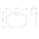 Кольцо для полотенец WONZON & WOGHAND FIRST, Глянцевое золото (WW-8423-LG)