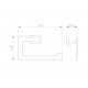 Кольцо для полотенец WONZON & WOGHAND FLAT, Хром (WW-9713)