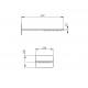 Верхний душ WONZON & WOGHAND, Хром (WW-HS101-CR)