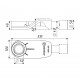 Душевой трап 60 см WONZON & WOGHAND, Темный графит (WW-65406T-GM)
