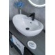 Раковина Gid N9018 51107 накладная белая 59x39x21
