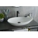 Раковина Gid N9052 51116 накладная белая 65x38x14