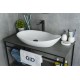 Раковина Gid N9052 51116 накладная белая 65x38x14