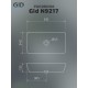 Раковина Gid N9217 51132 накладная белая 61x34x13.5