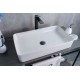 Раковина Gid N9396 51140 накладная белая 60x34x11