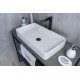 Раковина Gid N9396 51140 накладная белая 60x34x11