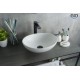 Раковина Gid N900 51164 накладная белый матовый 41x34x15